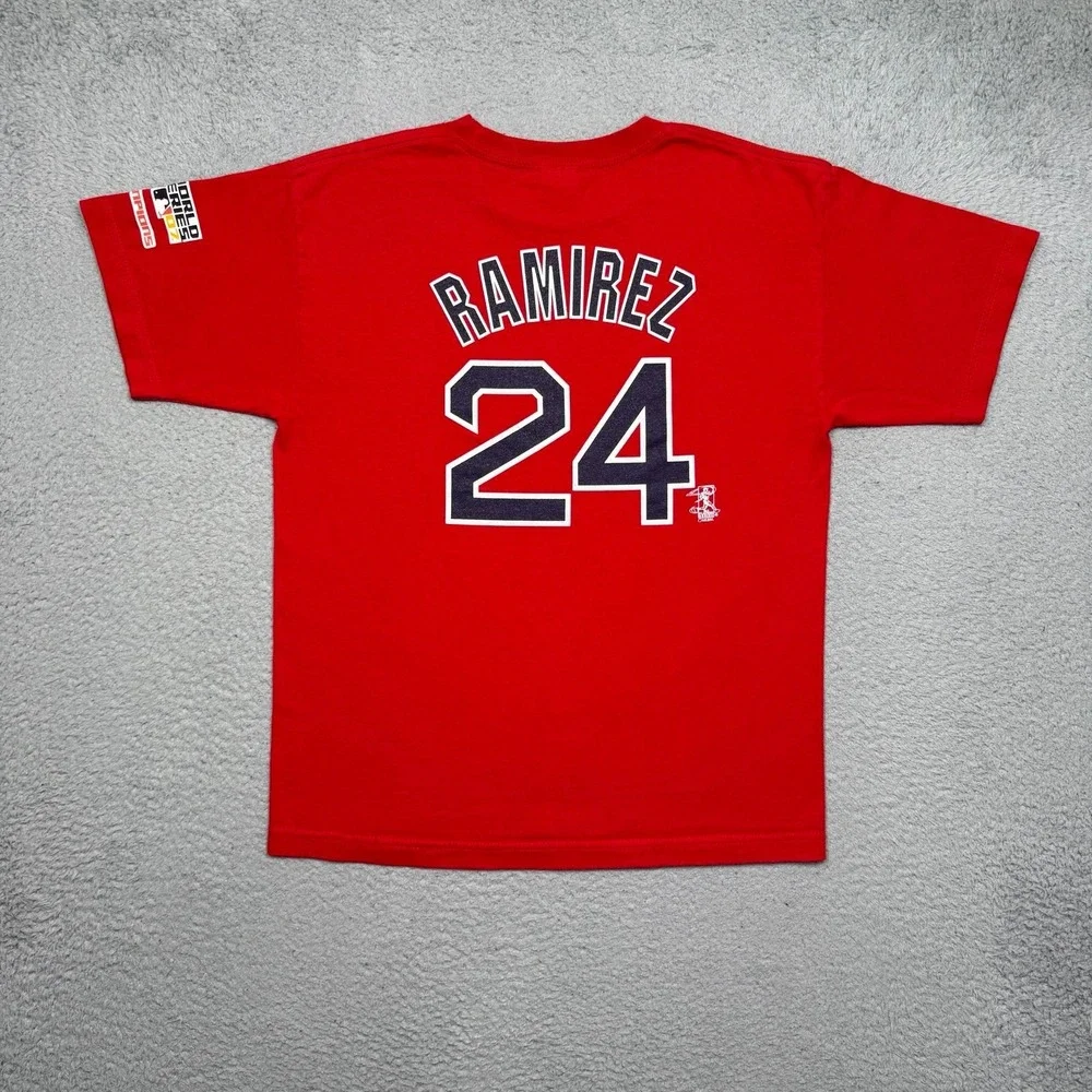 Kids Vintage Y2K Boston Red Sox Manny Ramirez MLB‎ T-shirt